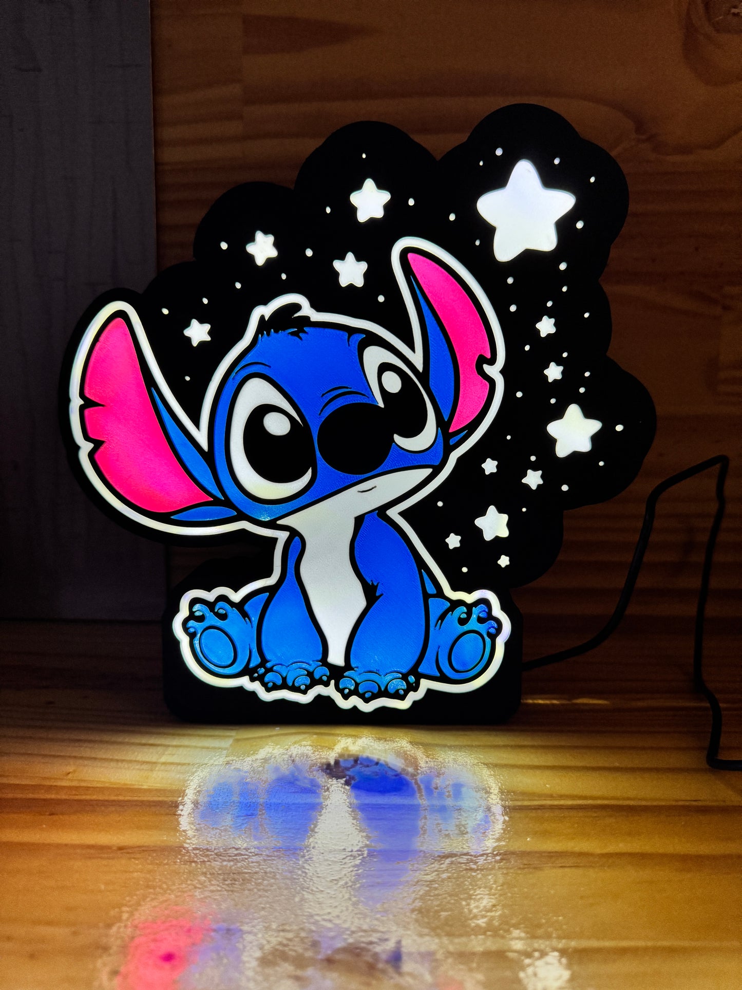 Décoration murale étoilée Stitch