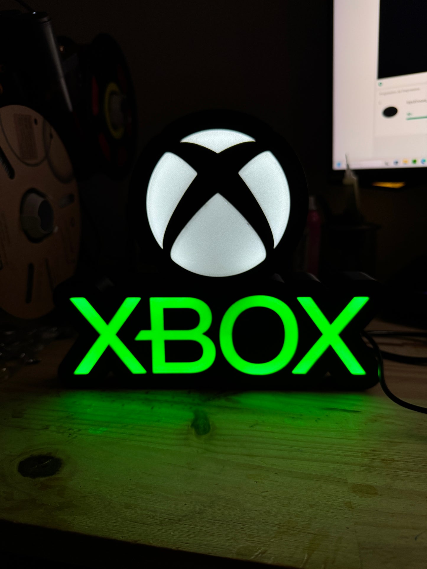 Décoration gamer setup Xbox