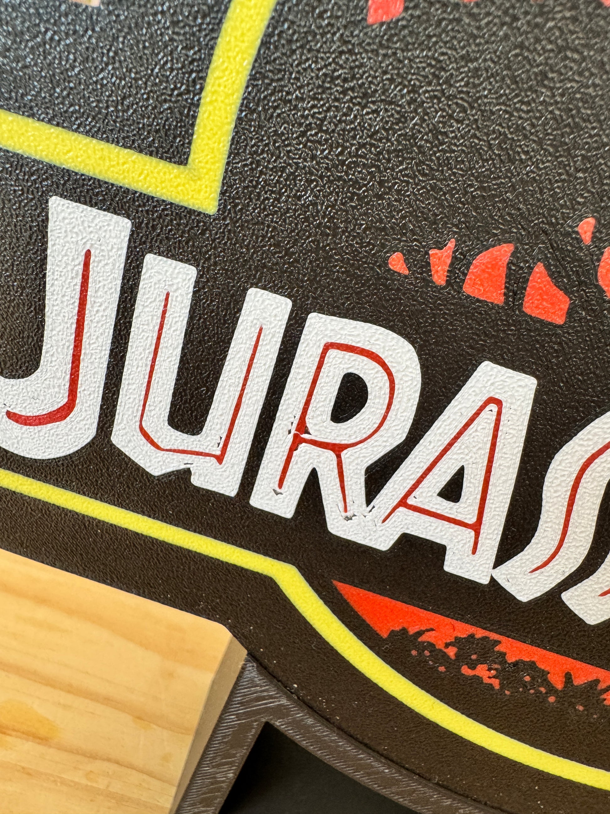 lampe impression 3D dinosaure noir
