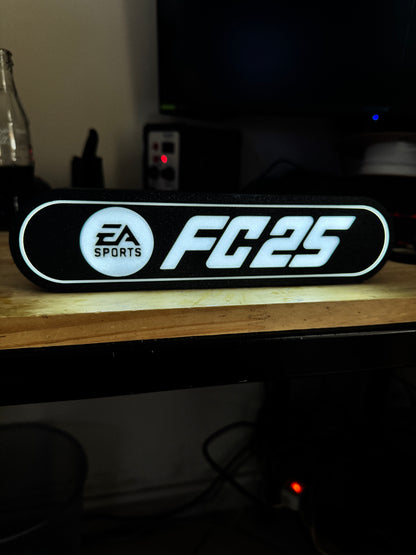 Lampe FC25 - Lightbox 3D LED | Design Noir & Blanc | USB