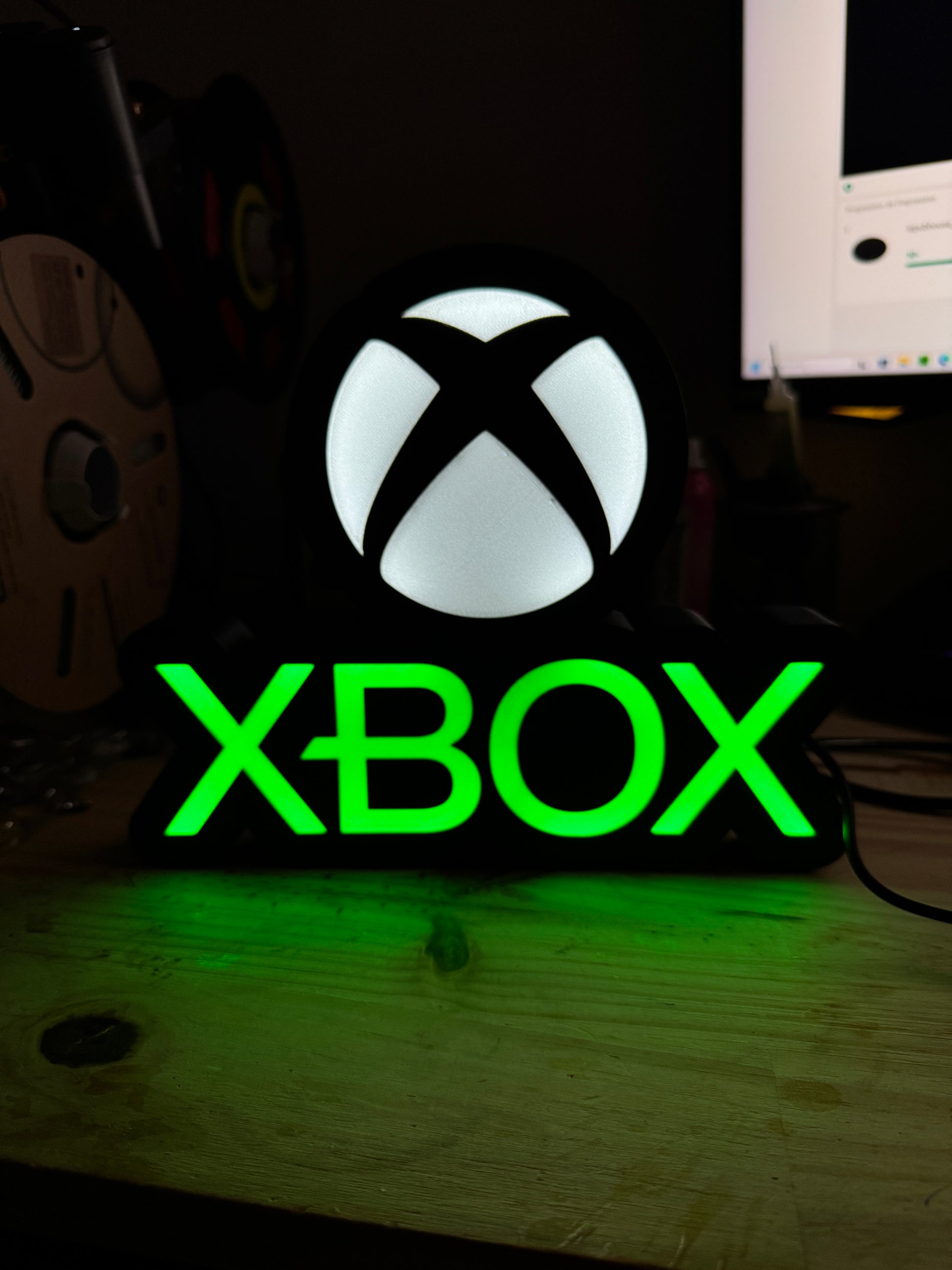 Décoration gamer setup Xbox
