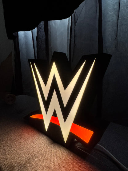 Objet lumineux logo WWE

