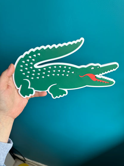 Plaque crocodile 3D impression 3D de haute qualité.

