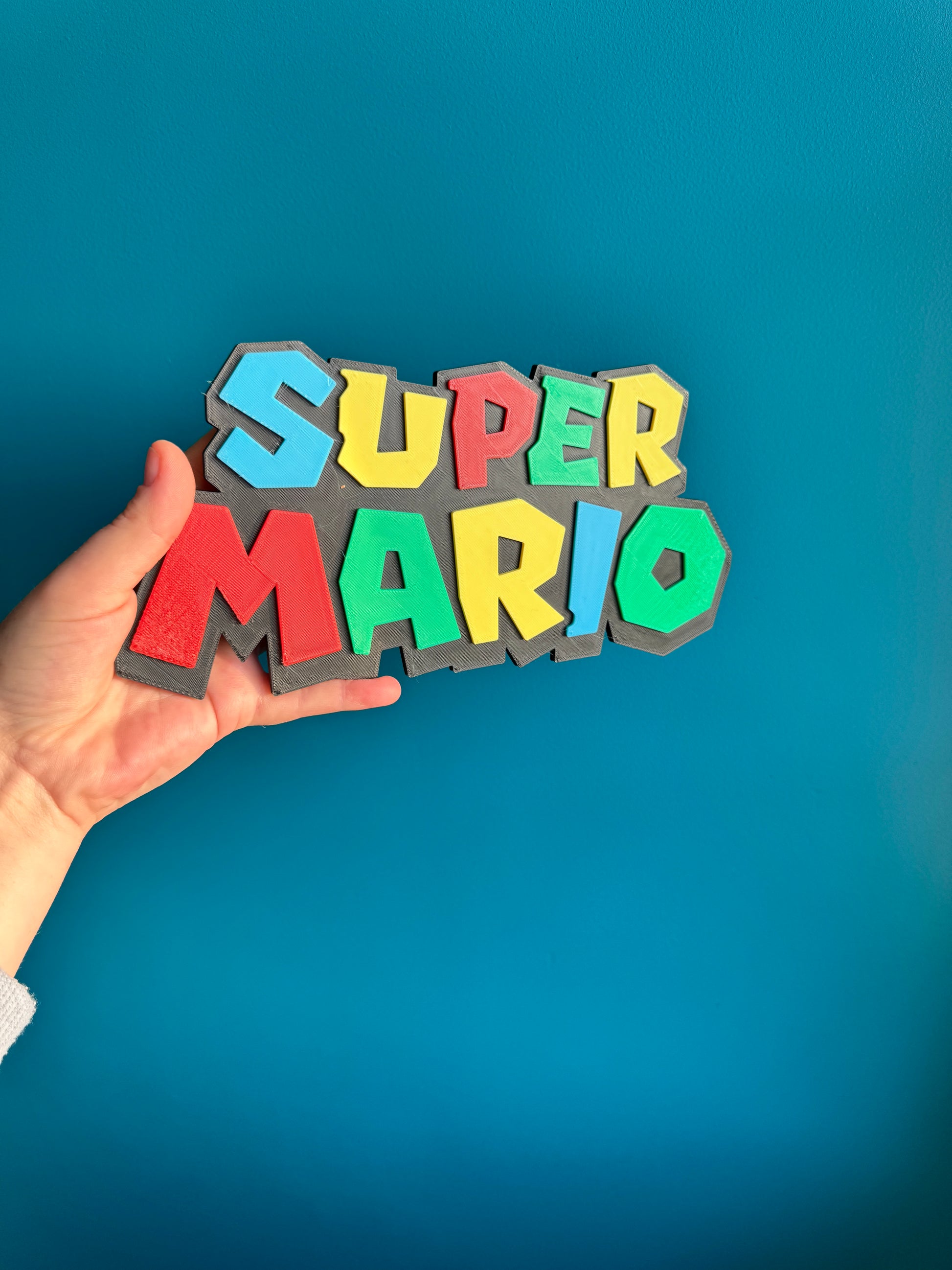 Décoration murale Super Mario pour fans de Nintendo.

