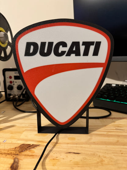 Objet lumineux style motard
